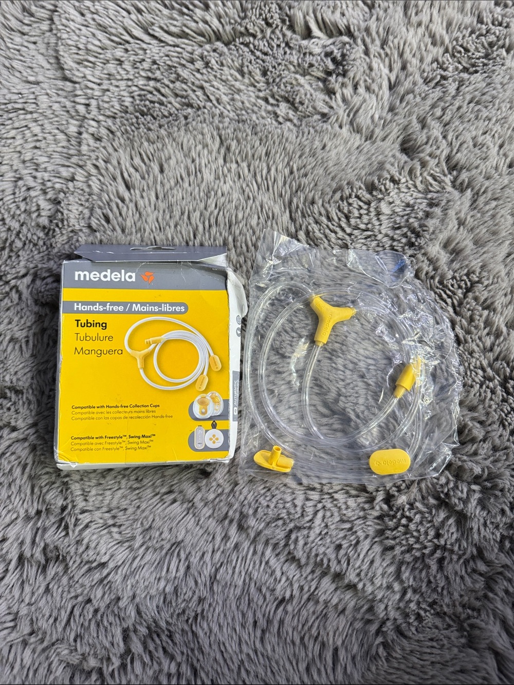 3 for $20 Medela Clear Tubing Set with Yellow Connectors